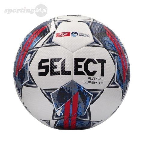 Piłka nożna Select Futsal Super TB FIFA Fogo Ekstraklasa biało-niebieska 18674 Select