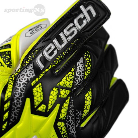 Rękawice bramkarskie Reusch Attrakt Grip żółto-czarne 5570815 2014 Reusch Rękawice bramkarskie Reusch Attrakt Grip żółto-czarne 5570815 2014 Reusch