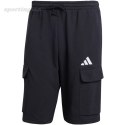 Spodenki męskie adidas Essentials Feel Cozy French Terry Cargo czarne JE6291 Adidas