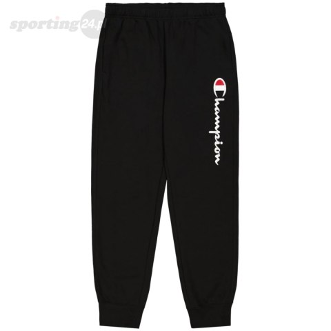 Spodnie męskie Champion Rib Cuff Pants czarne 220732 KK001 Champion Spodnie męskie Champion Rib Cuff Pants czarne 220732 KK001 Champion