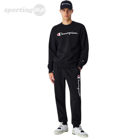 Spodnie męskie Champion Rib Cuff Pants czarne 220732 KK001 Champion Spodnie męskie Champion Rib Cuff Pants czarne 220732 KK001 Champion
