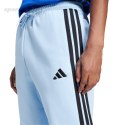 Spodnie męskie adidas Essentials 3-Stripes Fleece błękitne JE6315 Adidas