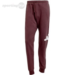 Spodnie męskie adidas Essentials Big Logo French Terry bordowe JE8972 Adidas
