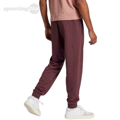 Spodnie męskie adidas Essentials Big Logo French Terry bordowe JE8972 Adidas Spodnie męskie adidas Essentials Big Logo French Terry bordowe JE8972 Adidas