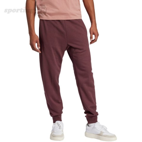 Spodnie męskie adidas Essentials Big Logo French Terry bordowe JE8972 Adidas Spodnie męskie adidas Essentials Big Logo French Terry bordowe JE8972 Adidas