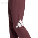 Spodnie męskie adidas Essentials Big Logo French Terry bordowe JE8972 Adidas