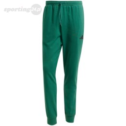 Spodnie męskie adidas Essentials Feel Cozy French Terry zielone JE3858 Adidas