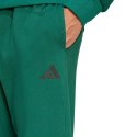 Spodnie męskie adidas Essentials Feel Cozy French Terry zielone JE3858 Adidas