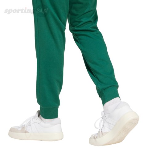 Spodnie męskie adidas Essentials Feel Cozy French Terry zielone JE3858 Adidas Spodnie męskie adidas Essentials Feel Cozy French Terry zielone JE3858 Adidas