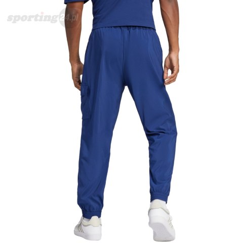 Spodnie męskie adidas Essentials Small Logo Cargo niebieskie JD1825 Adidas Spodnie męskie adidas Essentials Small Logo Cargo niebieskie JD1825 Adidas