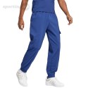 Spodnie męskie adidas Essentials Small Logo Cargo niebieskie JD1825 Adidas