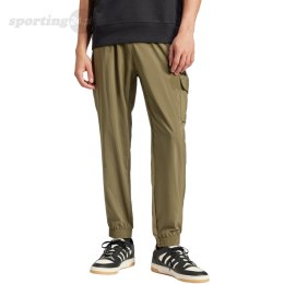 Spodnie męskie adidas Essentials Small Logo Cargo oliwkowe JD1824 Adidas