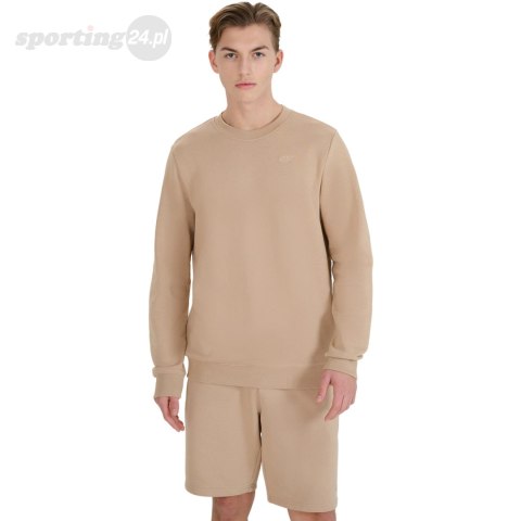 Bluza męska 4F M1622 beżowa 4FWSS25TSWSM1622 83S 4F Bluza męska 4F M1622 beżowa 4FWSS25TSWSM1622 83S 4F