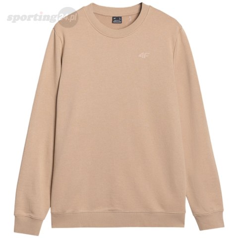 Bluza męska 4F M1622 beżowa 4FWSS25TSWSM1622 83S 4F Bluza męska 4F M1622 beżowa 4FWSS25TSWSM1622 83S 4F