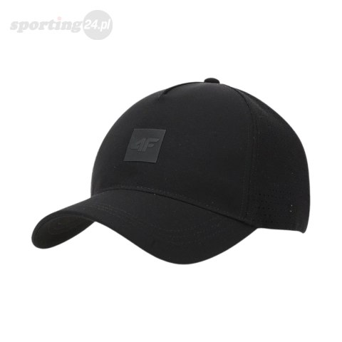 Czapka z daszkiem 4F U372 głęboka czerń 4FWSS25ACABU372 20S 4F Czapka z daszkiem 4F U372 głęboka czerń 4FWSS25ACABU372 20S 4F