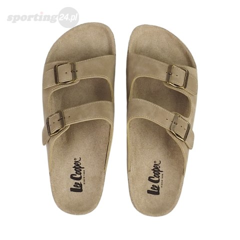 Klapki męskie Lee Cooper beżowe LCW-24-35-2515MC Lee Cooper Klapki męskie Lee Cooper beżowe LCW-24-35-2515MC Lee Cooper