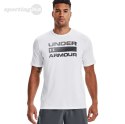 Koszulka męska Under Armour Team Issue Wordmark SS biała 1329582 100 Under Armour