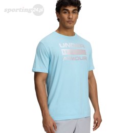 Koszulka męska Under Armour Team Issue Wordmarsk SS jasno-niebieska 1329582 494 Under Armour