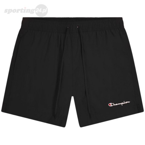 Spodenki kąpielowe męskie Champion Beachshort czarne 219979 KK001 Champion Spodenki kąpielowe męskie Champion Beachshort czarne 219979 KK001 Champion