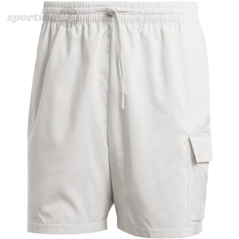 Spodenki męskie adidas Essentials Small Logo Cargo Chelsea białe JD1828 Adidas Spodenki męskie adidas Essentials Small Logo Cargo Chelsea białe JD1828 Adidas