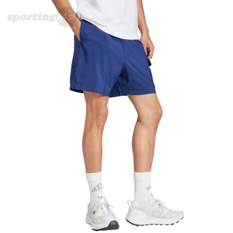Spodenki męskie adidas Essentials Small Logo Cargo Chelsea granatowe JF3532 Adidas Spodenki męskie adidas Essentials Small Logo Cargo Chelsea granatowe JF3532 Adidas