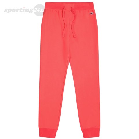 Spodnie damskie Champion Rib Cuff Pants różowe 118101 PS203 Champion Spodnie damskie Champion Rib Cuff Pants różowe 118101 PS203 Champion