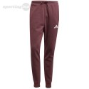 Spodnie męskie adidas Essentials 3-Stripes Fleece bordowe JD1853 Adidas