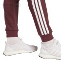 Spodnie męskie adidas Essentials 3-Stripes Fleece bordowe JD1853 Adidas