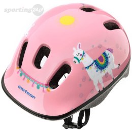 Kask rowerowy Meteor KS06 Lama rozm. S 48-52 cm różowy 24813 Meteor