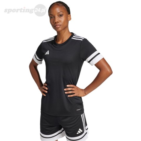 Koszulka damska adidas Squadra 25 Jersey czarna JI9986 Adidas teamwear Koszulka damska adidas Squadra 25 Jersey czarna JI9986 Adidas teamwear