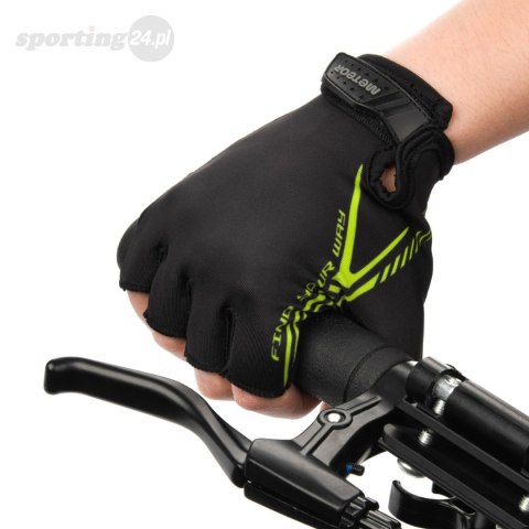 Rękawiczki rowerowe Meteor MX12 czarne 17615-17616-17617-17618 Meteor Rękawiczki rowerowe Meteor MX12 czarne 17615-17616-17617-17618 Meteor