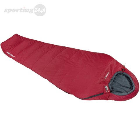 Śpiwór High Peak Hyperion 1M 210x80x50 cm bordowo-szary 23363 High Peak Śpiwór High Peak Hyperion 1M 210x80x50 cm bordowo-szary 23363 High Peak