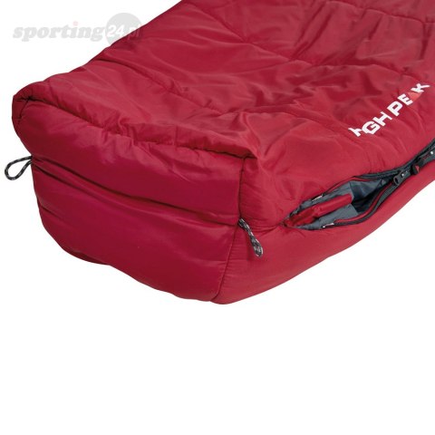 Śpiwór High Peak Hyperion 1M 210x80x50 cm bordowo-szary 23363 High Peak Śpiwór High Peak Hyperion 1M 210x80x50 cm bordowo-szary 23363 High Peak