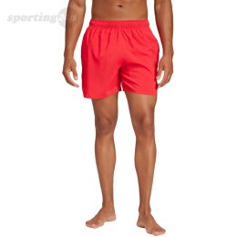 Spodenki kąpielowe męskie adidas Solid CLX Short-Length czerwone JC9919 Adidas