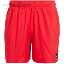 Spodenki kąpielowe męskie adidas Solid CLX Short-Length czerwone JC9919 Adidas