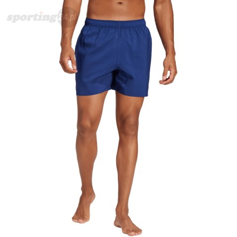 Spodenki kąpielowe męskie adidas Solid CLX Short-Length granatowe JC6638 Adidas Spodenki kąpielowe męskie adidas Solid CLX Short-Length granatowe JC6638 Adidas