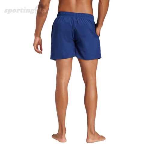 Spodenki kąpielowe męskie adidas Solid CLX Short-Length granatowe JC6638 Adidas Spodenki kąpielowe męskie adidas Solid CLX Short-Length granatowe JC6638 Adidas