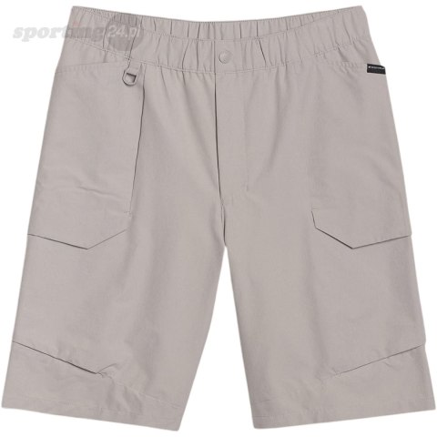 Spodenki męskie 4F CAS M527 ciepły jasny szary 4FWSS25TSHOM527 26S 4F Spodenki męskie 4F CAS M527 ciepły jasny szary 4FWSS25TSHOM527 26S 4F