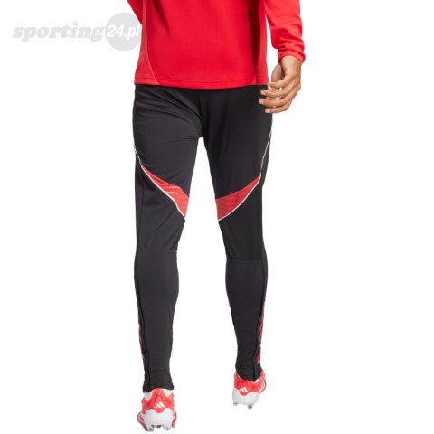 Spodnie męskie adidas Tiro 25 Competition Training czarno-czerwone JI6496 Adidas teamwear Spodnie męskie adidas Tiro 25 Competition Training czarno-czerwone JI6496 Adidas teamwear