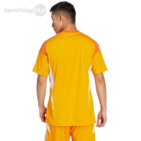 Koszulka bramkarska męska adidas Tiro 25 Competition Jersey Short Sleeve pomarańczowa JN4502 Adidas teamwear Koszulka bramkarska męska adidas Tiro 25 Competition Jersey Short Sleeve pomarańczowa JN4502 Adidas teamwear