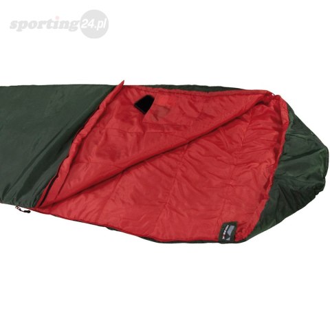 Śpiwór High Peak Lite Pak 800 210x75x50 cm zielono-czerwony 23260 High Peak Śpiwór High Peak Lite Pak 800 210x75x50 cm zielono-czerwony 23260 High Peak
