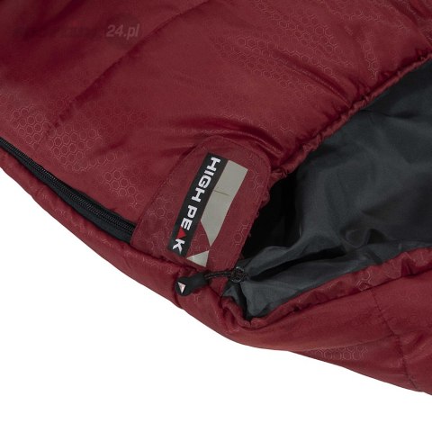 Śpiwór High Peak Redwood 3 220x80x50 cm bordowo-szary 23085 High Peak Śpiwór High Peak Redwood 3 220x80x50 cm bordowo-szary 23085 High Peak