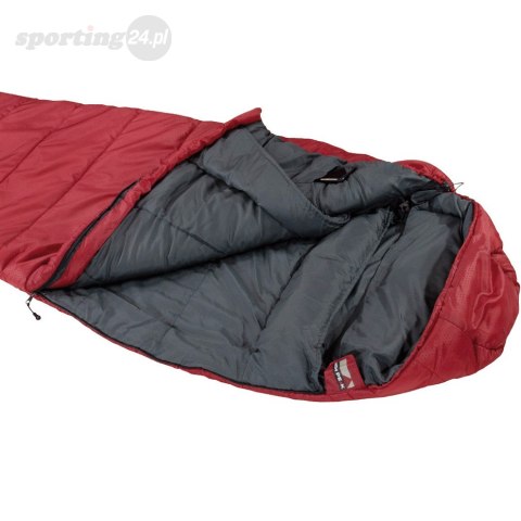 Śpiwór High Peak Redwood 3 220x80x50 cm bordowo-szary 23085 High Peak Śpiwór High Peak Redwood 3 220x80x50 cm bordowo-szary 23085 High Peak