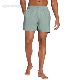 Spodenki kąpielowe męskie adidas Solid CLX Short-Length oliwkowe JC9920 Adidas