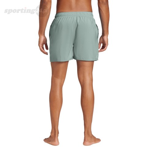 Spodenki kąpielowe męskie adidas Solid CLX Short-Length oliwkowe JC9920 Adidas Spodenki kąpielowe męskie adidas Solid CLX Short-Length oliwkowe JC9920 Adidas