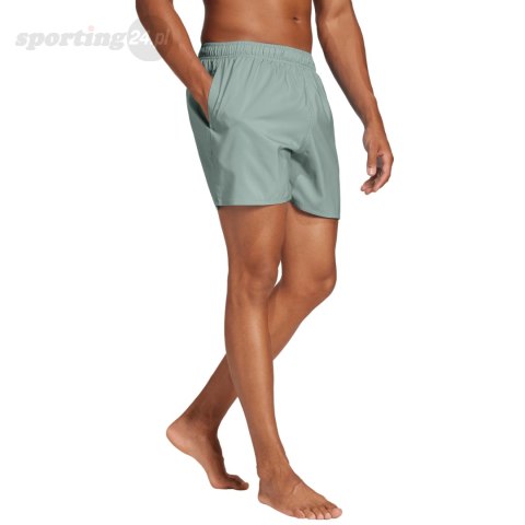 Spodenki kąpielowe męskie adidas Solid CLX Short-Length oliwkowe JC9920 Adidas Spodenki kąpielowe męskie adidas Solid CLX Short-Length oliwkowe JC9920 Adidas