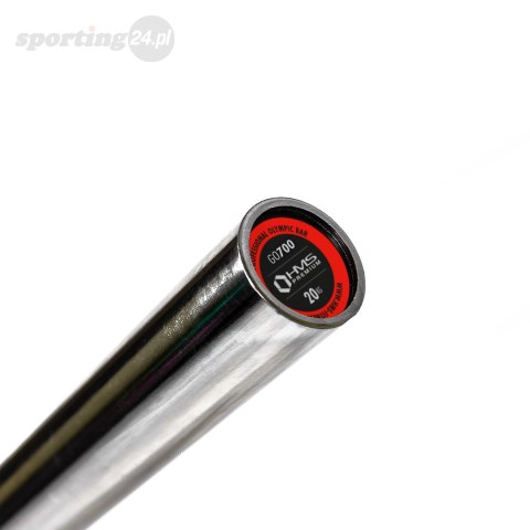 GO700 + ZACISK ZG1000 RED GRYF OLIMPIJSKI 20KG 2200MM HMS GO700 + ZACISK ZG1000 RED GRYF OLIMPIJSKI 20KG 2200MM HMS